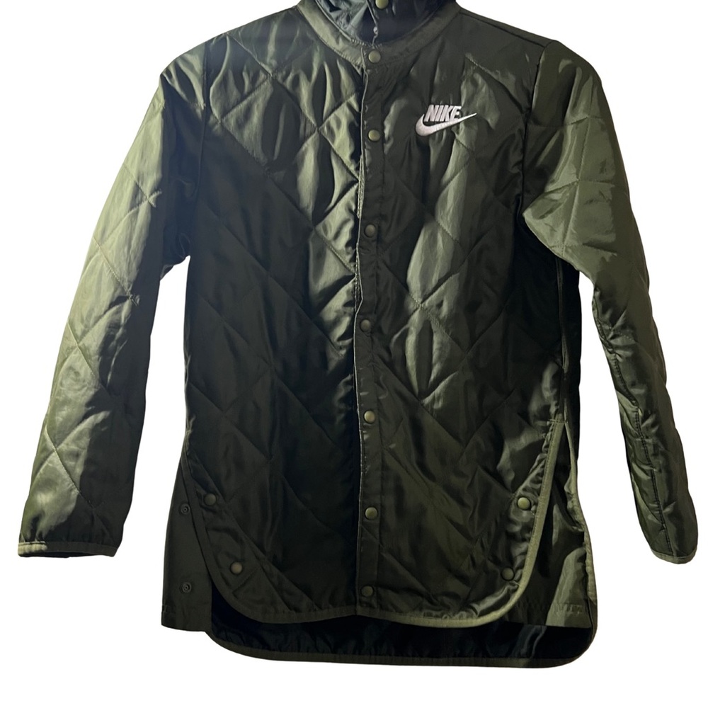 Nike Kids Olive Quilted Jacket